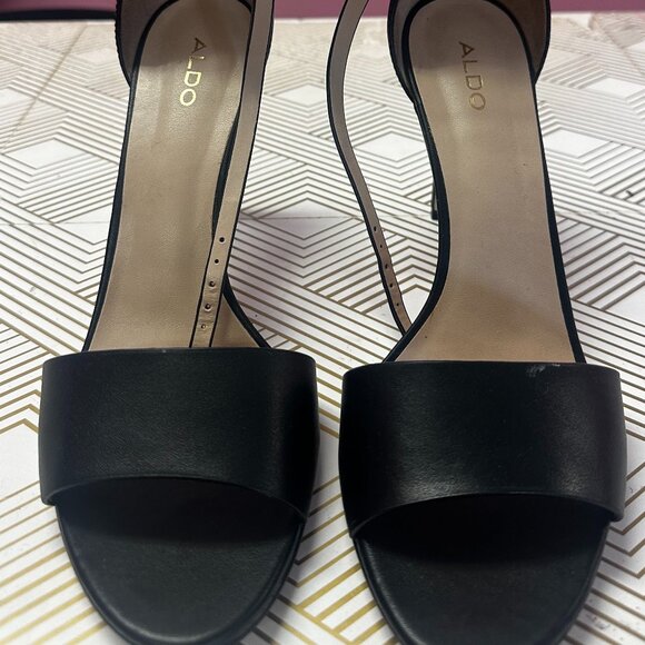 🖤 Aldo Black Ankle-Strap Heels 🖤 - Picture 4 of 4